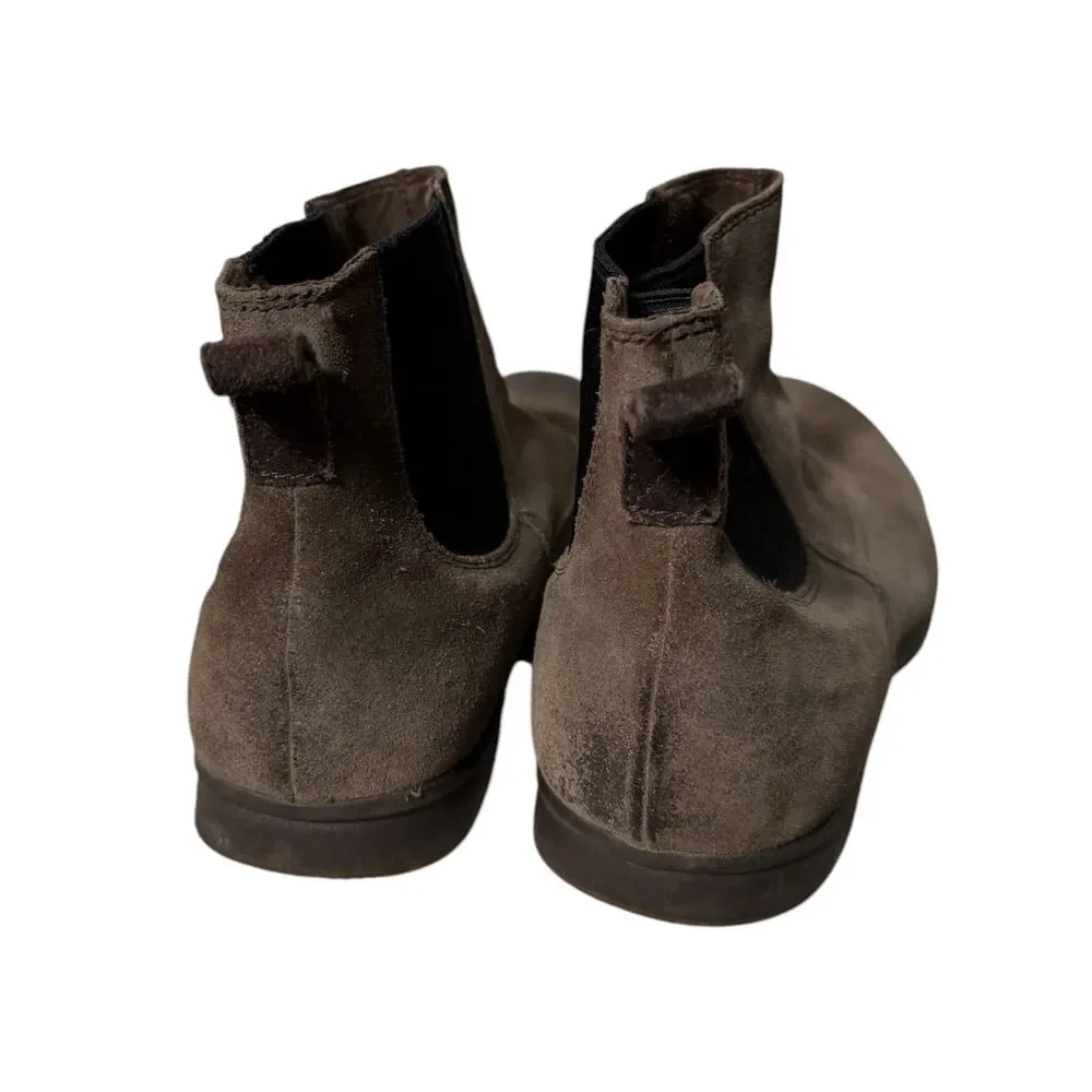 Sorel Men’s 10 Greely Waterproof Brown Suede Chelsea Boots Gorpcore Great Tread
